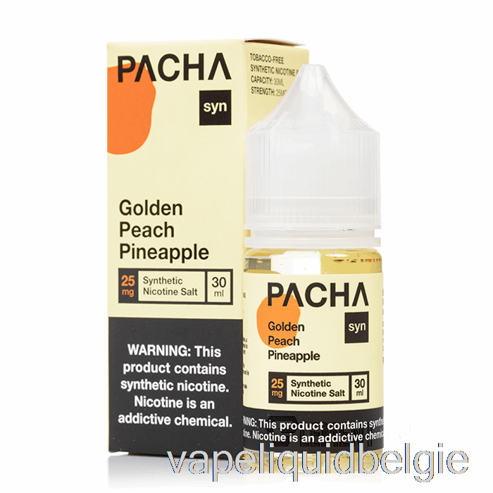 Vape Smaken Gouden Perzik Ananas - Pacha Syn Zouten - 30ml 25mg